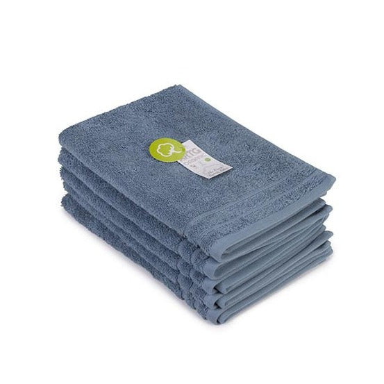 Organisches Gäste Handtuch jeans-blau - 40 x 60 cm - 100% Baumwolle