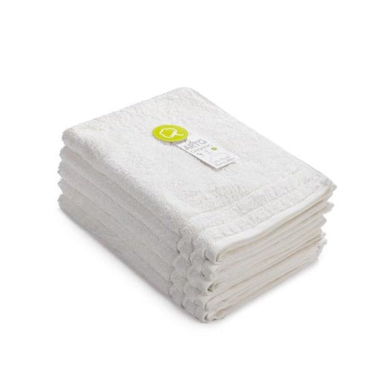 Organisches Gäste Handtuch weiß - 40 x 60 cm - 100% Baumwolle
