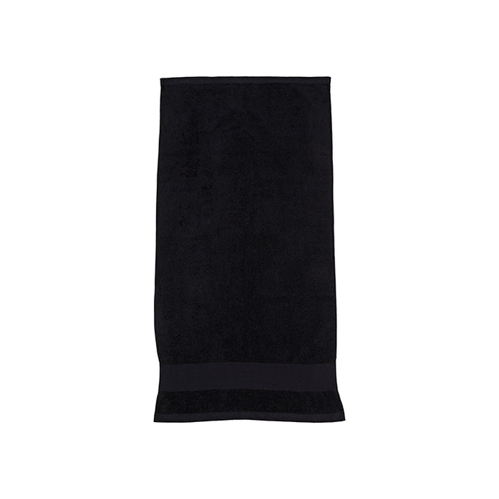 Organic Cozy Hand Towel Black - 50 x 100 cm - 100% Baumwolle