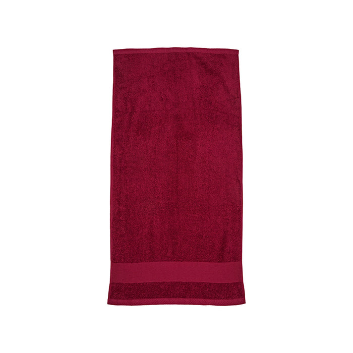Organic Cozy Hand Towel Burgundy - 50 x 100 cm - 100% Baumwolle