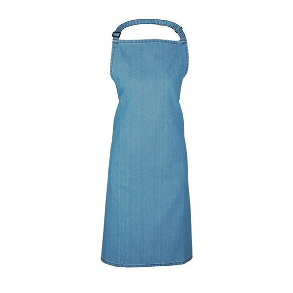 Latzschürze jeans-blau - Universalgröße - 72 x 86 cm - 70% Polyester / 30% Baumwolle