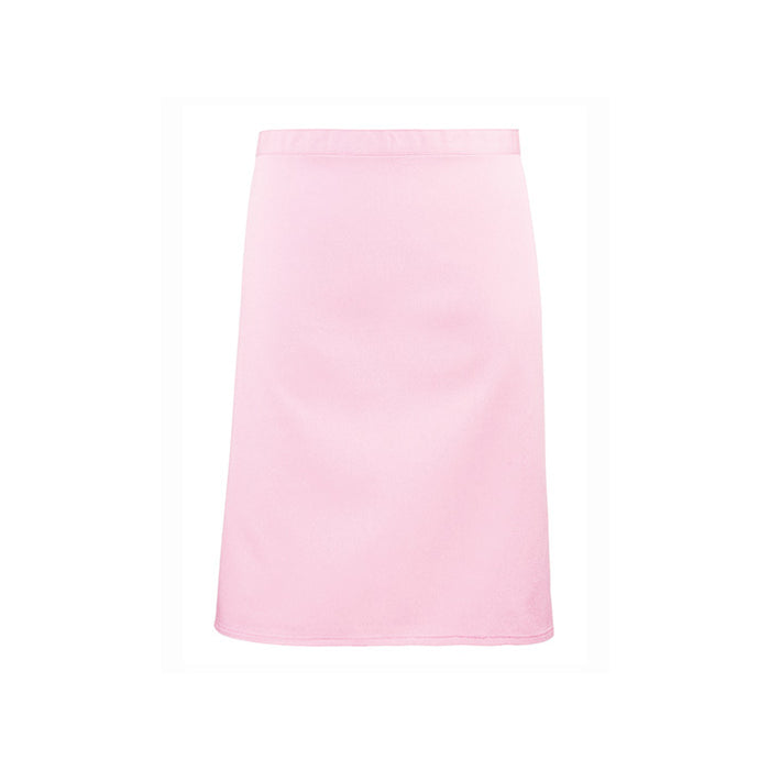 Mittellange Schürze pink - Universalgröße - 70 x 50 cm - 65% Polyester / 35% Baumwolle