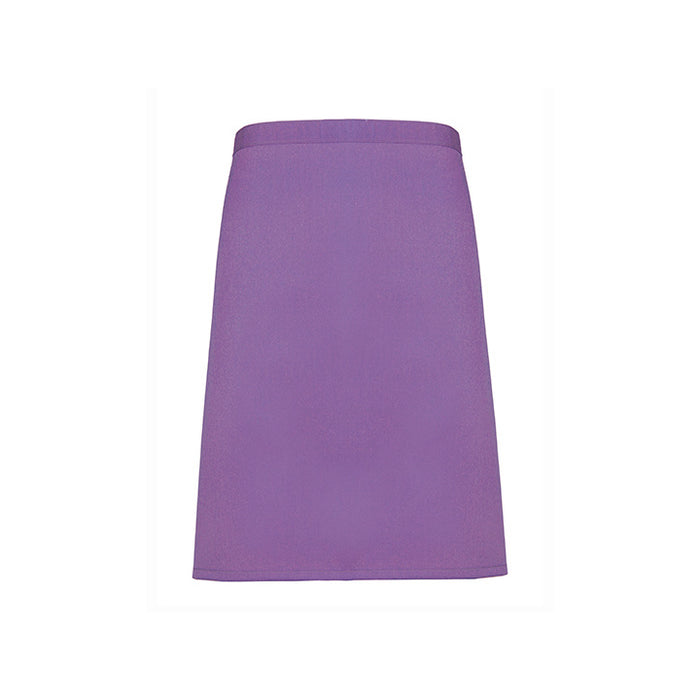 Mittellange Schürze purpur - Universalgröße - 70 x 50 cm - 65% Polyester / 35% Baumwolle